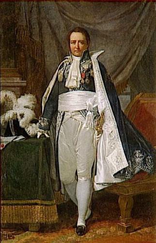 Baron Jean-Baptiste Regnault Portrait of Jean-Pierre Bachasson, comte de Montalivet Norge oil painting art
